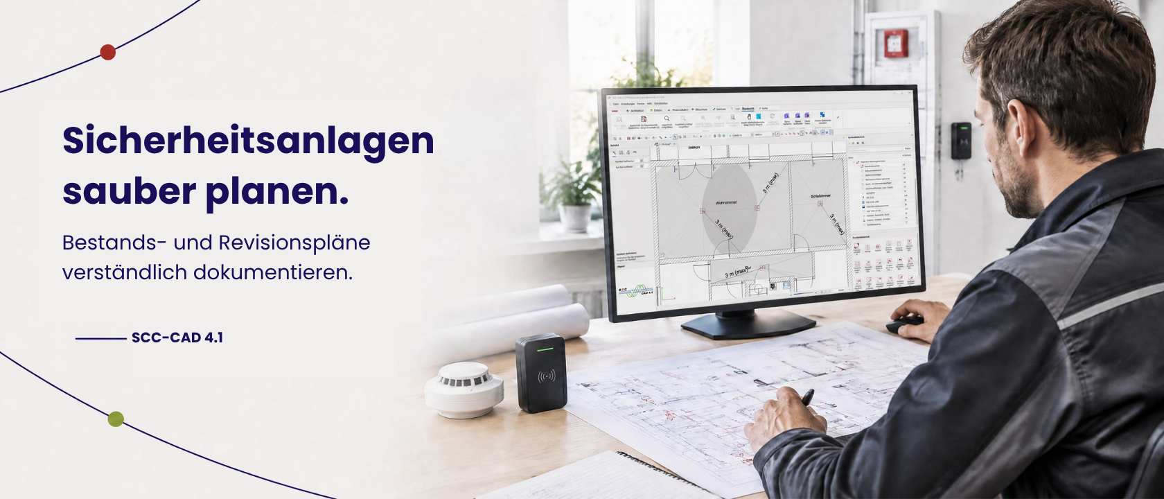 SCC-CAD 4.1 Sicherheitsanlagen planen